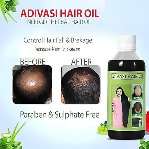 Adivasi Tulsi Herbal Hair Oil - 125 ml