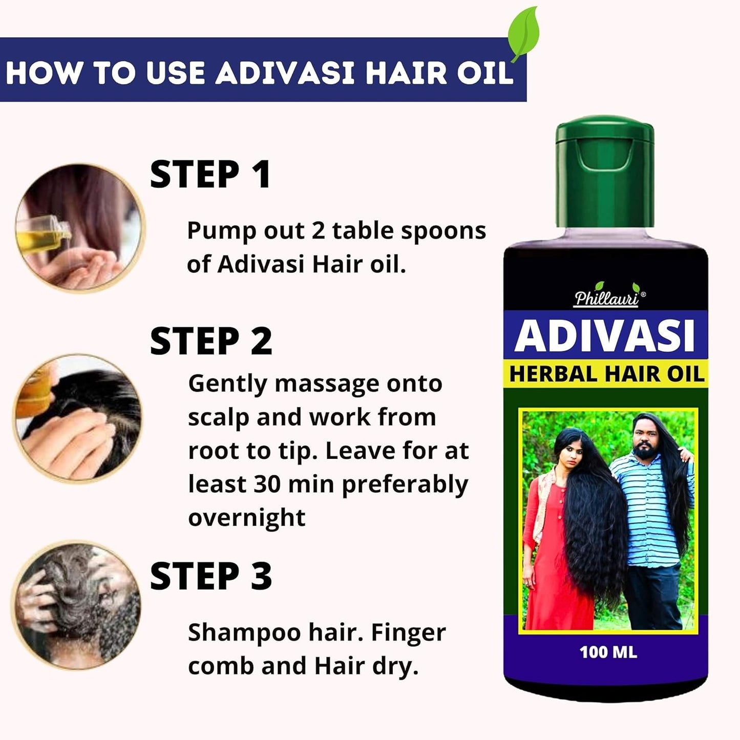 Adivasi Hair Oil For Men And Women 300ml(hot sale,sold out soon!!!)