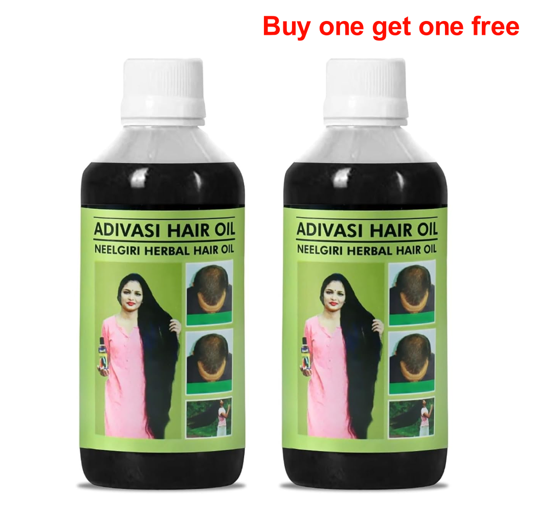 Adivasi Herbal Hair Oil 125ML*2 (buy one get one free)